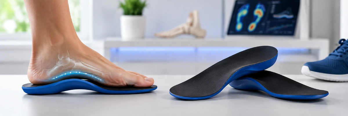 Custom orthotics insoles for foot support and alignment in Vancouver BC